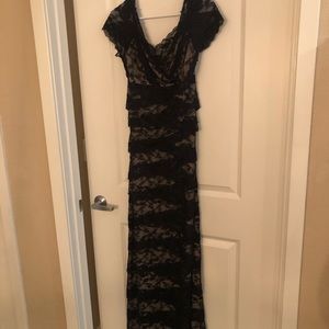 Black long formal gown